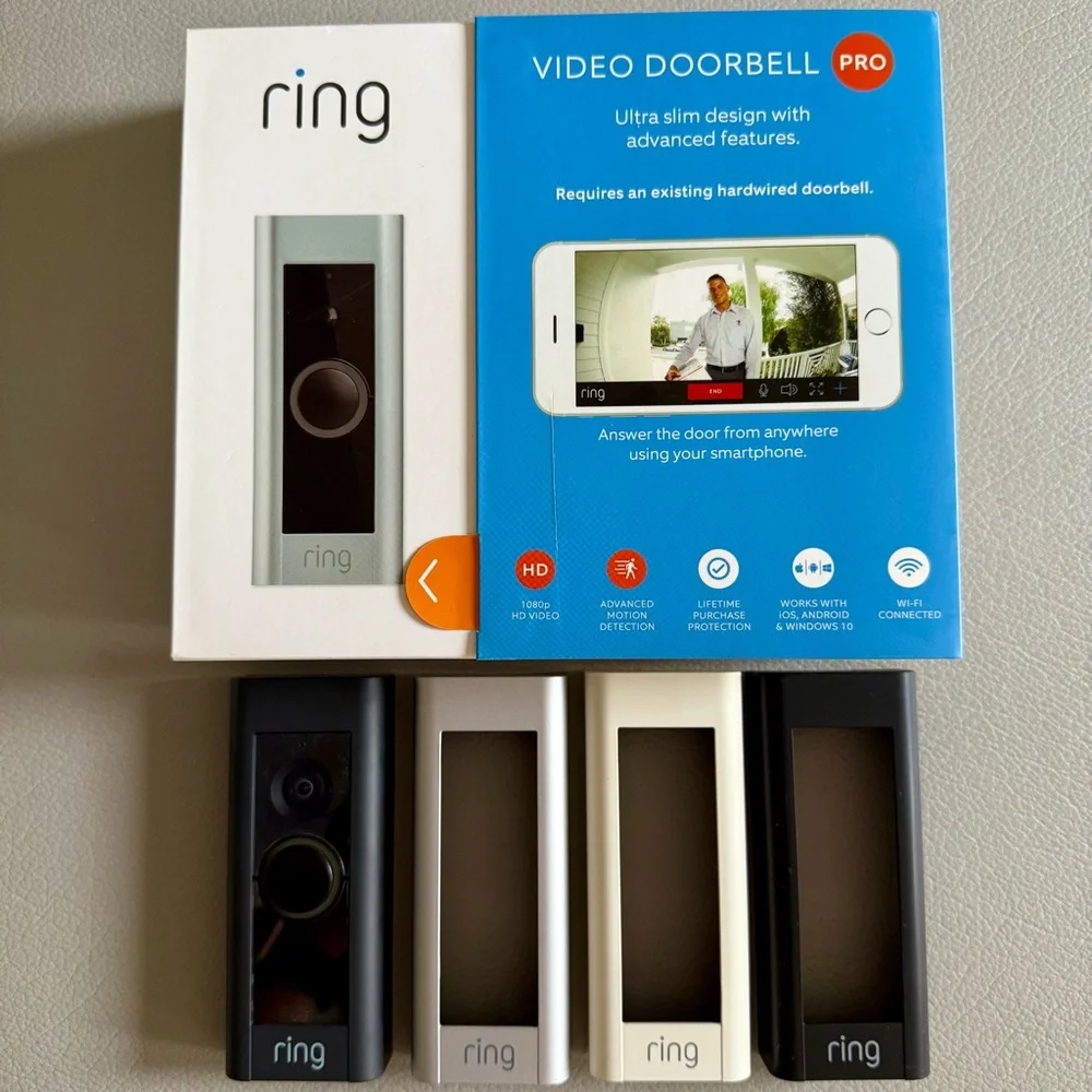 RING - Video Doorbell PRO | Tools & 3 Extra Cover | Great Condition